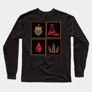 Beer Ingredients Long Sleeve T-Shirt